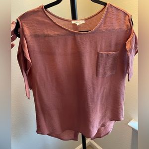 Rosewood blouse.